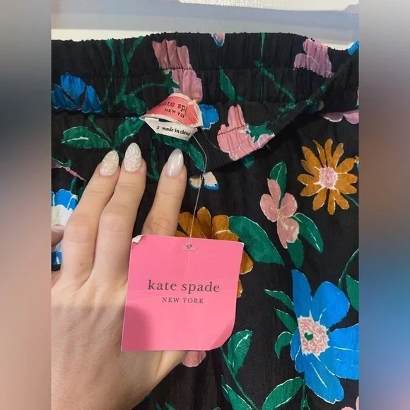 New KATE SPADE Floral Garden Cloqué Skirt 🌸 Sz Small NWT